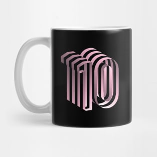 Jersey 10 - all pink version Mug